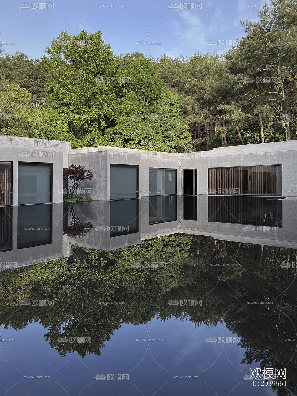 现代酒店民宿效果图下载（渲染图17）