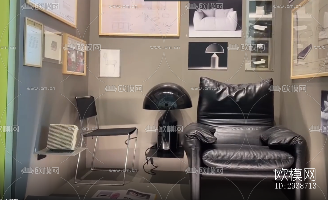 现代展览展厅效果图下载（渲染图14）