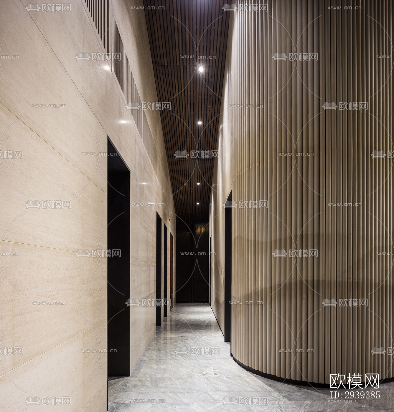 新中式酒店民宿效果图下载（渲染图9）