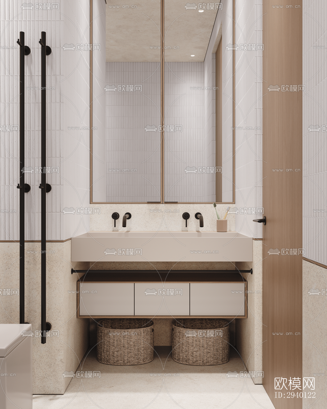 北欧平层效果图下载（渲染图8）