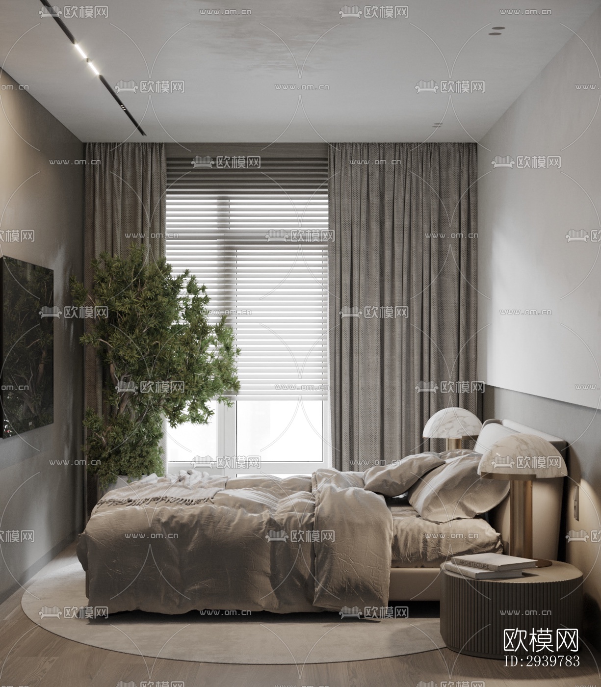 侘寂公寓效果图下载（渲染图12）