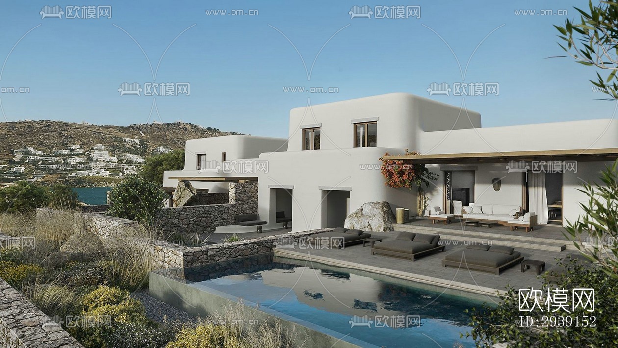 北欧酒店民宿效果图下载（渲染图18）