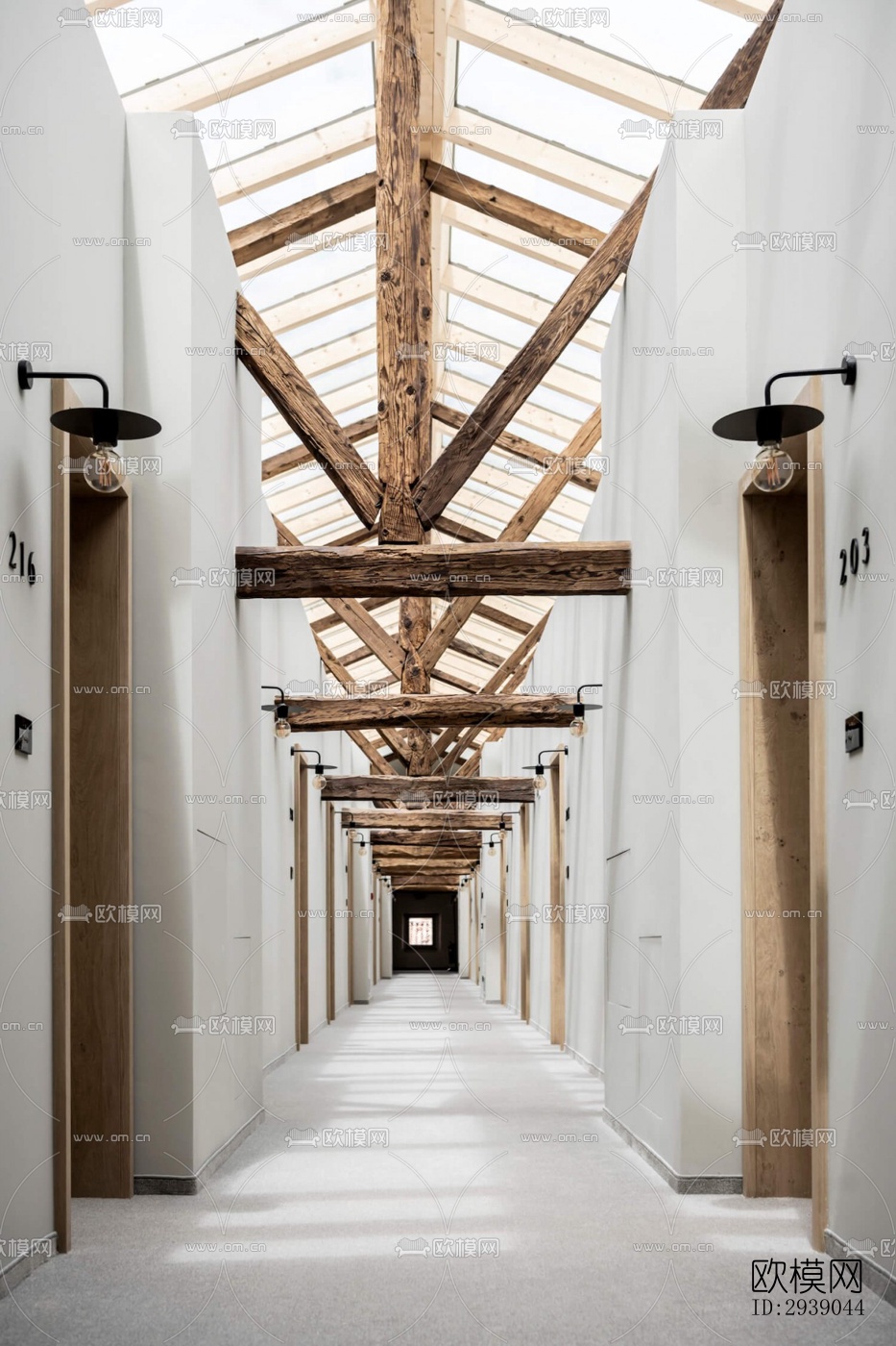 侘寂酒店民宿效果图下载（渲染图13）