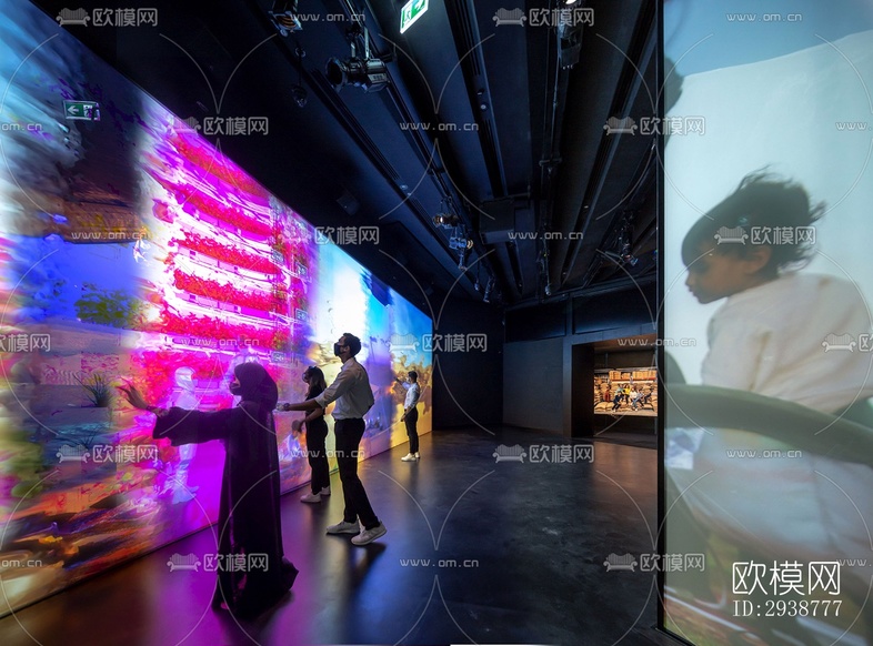 現(xiàn)代展覽展廳效果圖下載(渲染圖9)