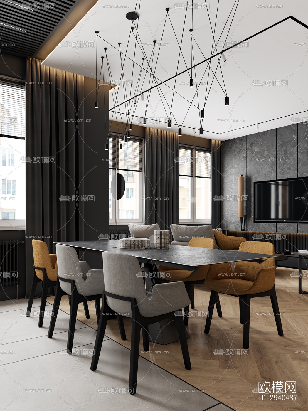 高级灰平层效果图下载（渲染图4）