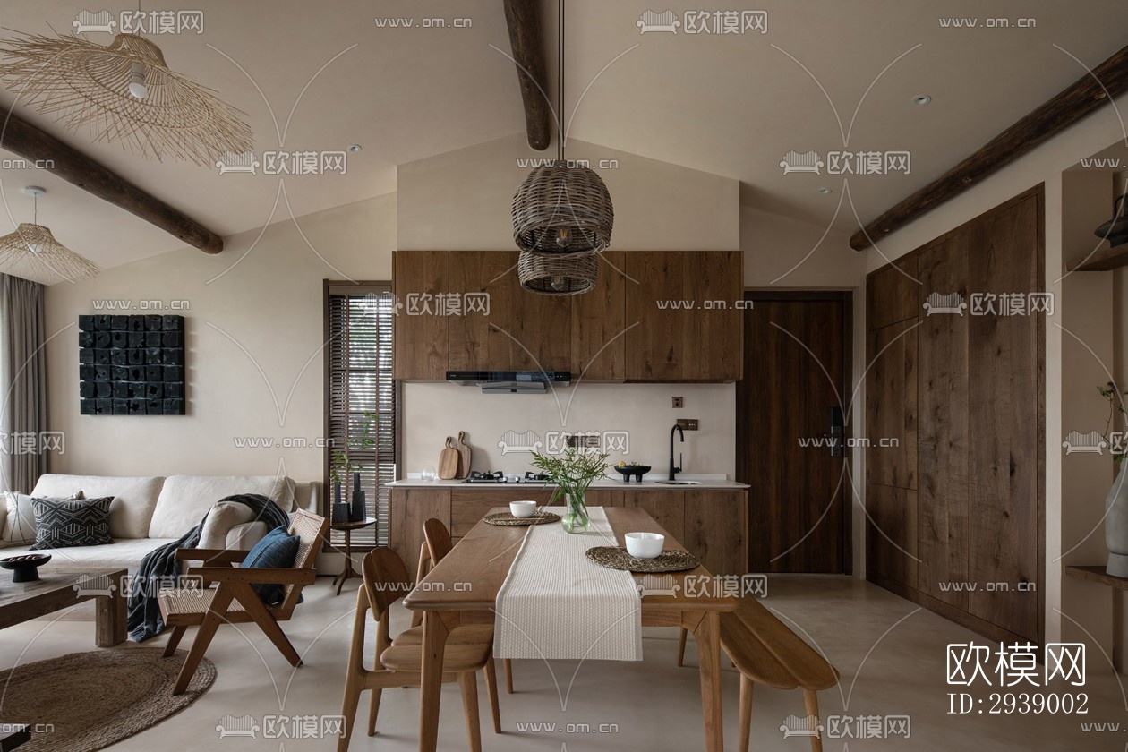 侘寂酒店民宿效果图下载（渲染图11）