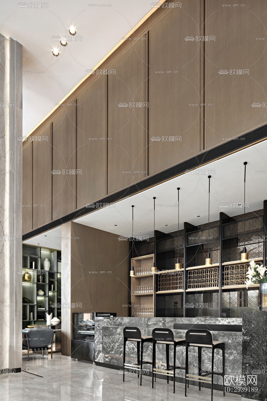 后现代酒店民宿效果图下载（渲染图9）