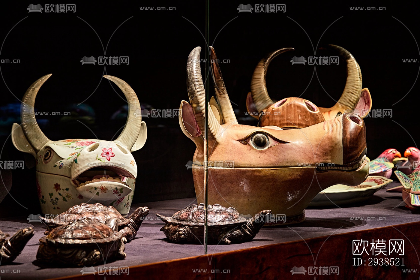 侘寂展览展厅效果图下载（渲染图4）