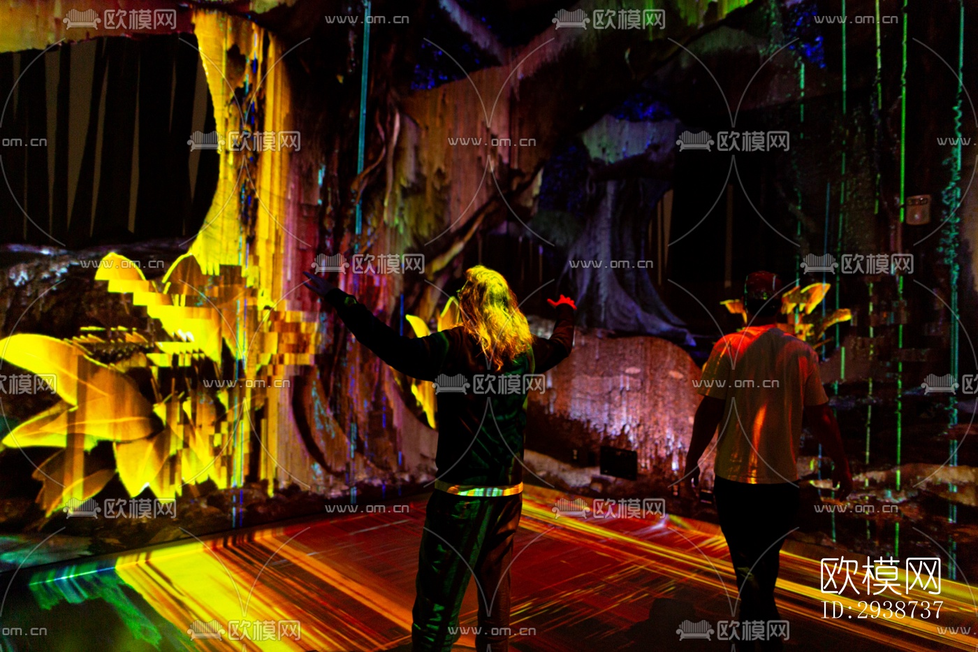 现代展览展厅效果图下载（渲染图9）