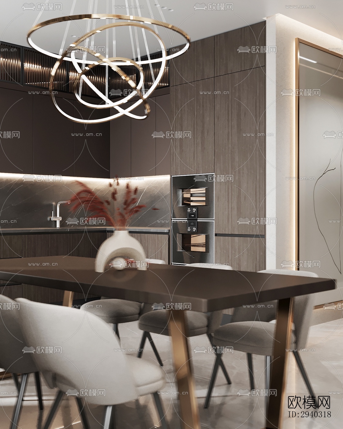 现代平层效果图下载（渲染图5）