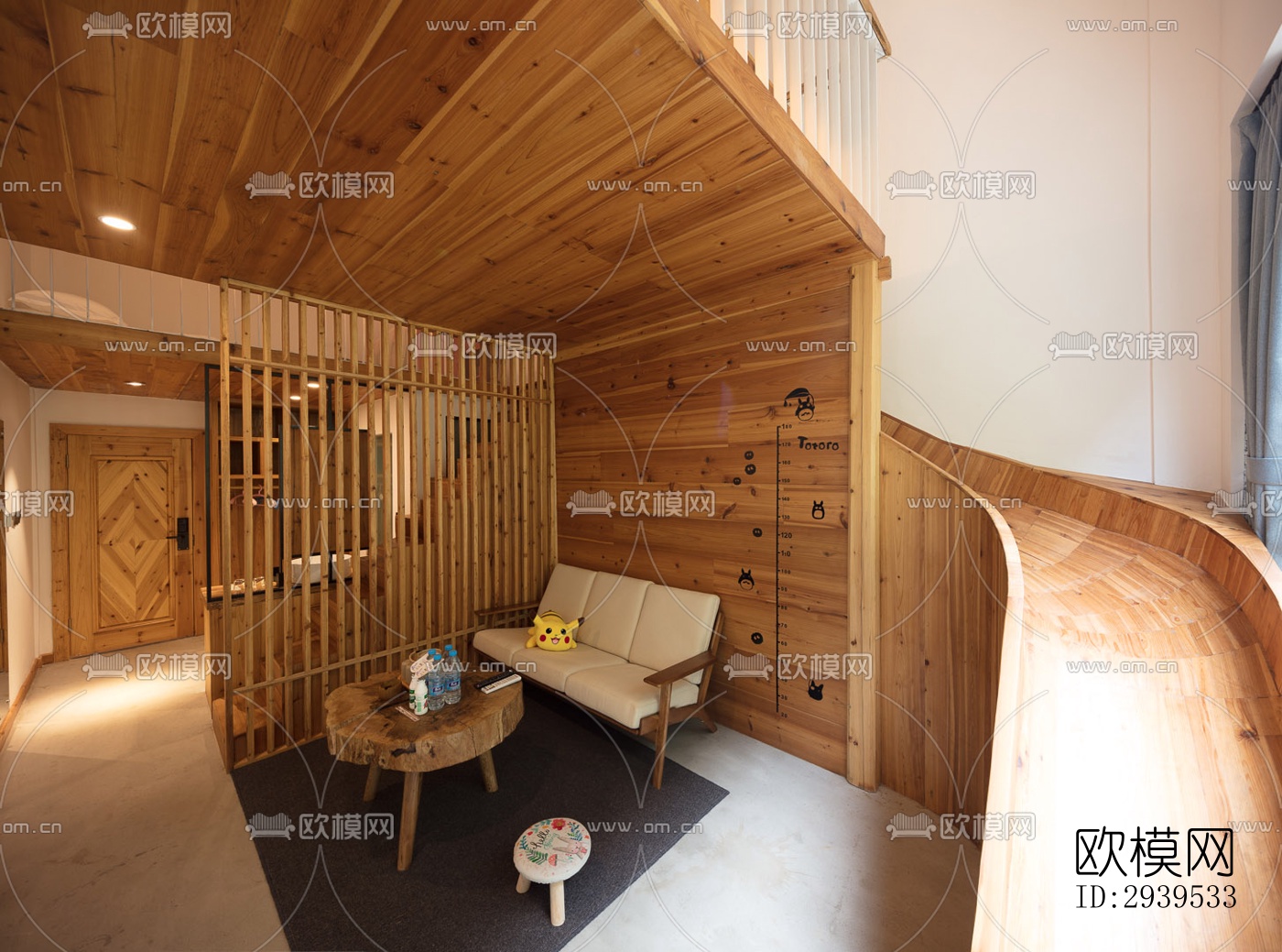 现代酒店民宿效果图下载（渲染图4）