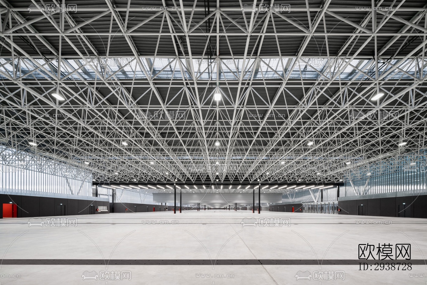 现代展览展厅效果图下载（渲染图20）