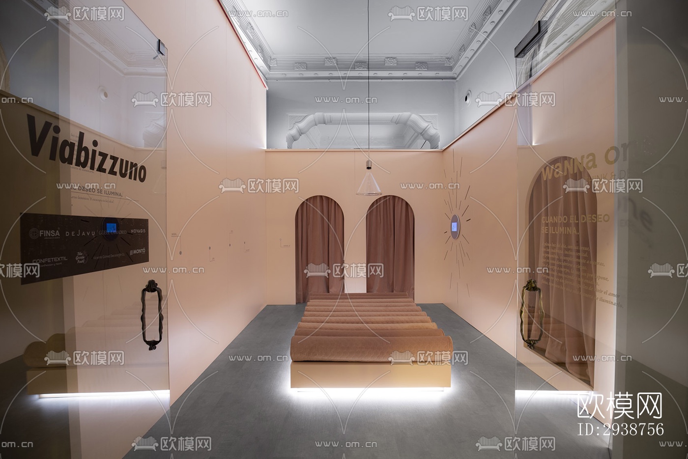 现代展览展厅效果图下载（渲染图11）