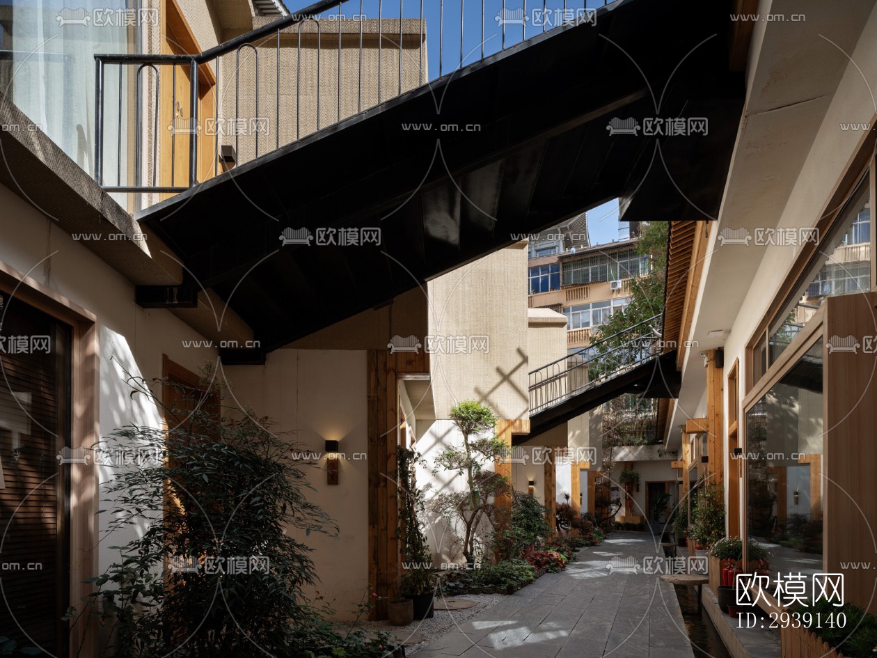 北欧酒店民宿效果图下载（渲染图8）