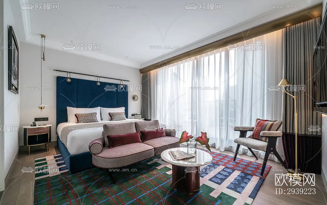 后现代酒店民宿效果图下载（渲染图14）