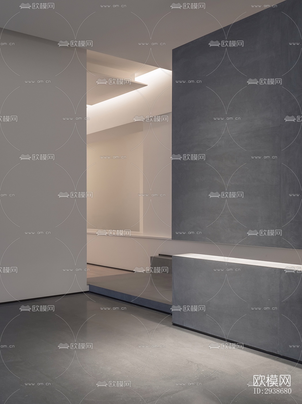 现代展览展厅效果图下载（渲染图19）