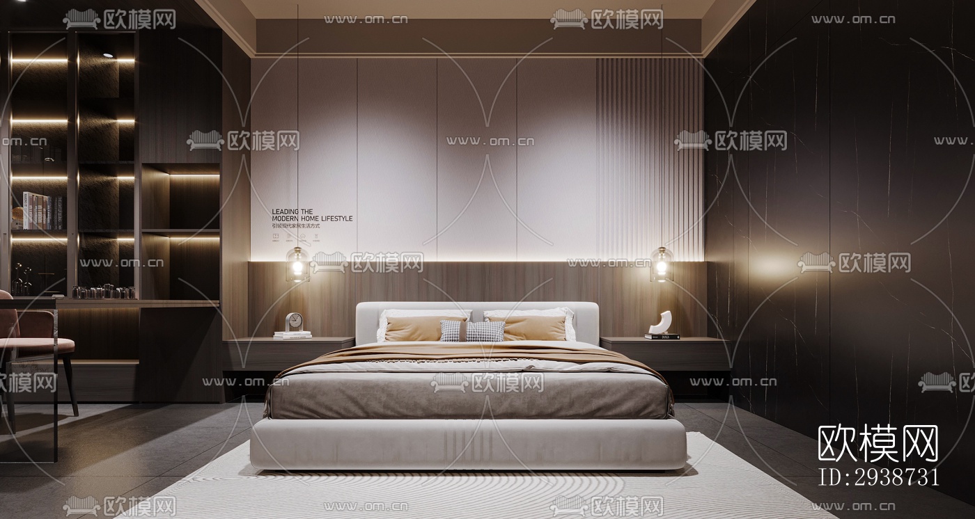 现代展览展厅效果图下载（渲染图8）