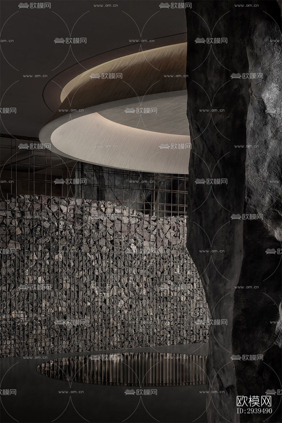 现代酒店民宿效果图下载（渲染图11）