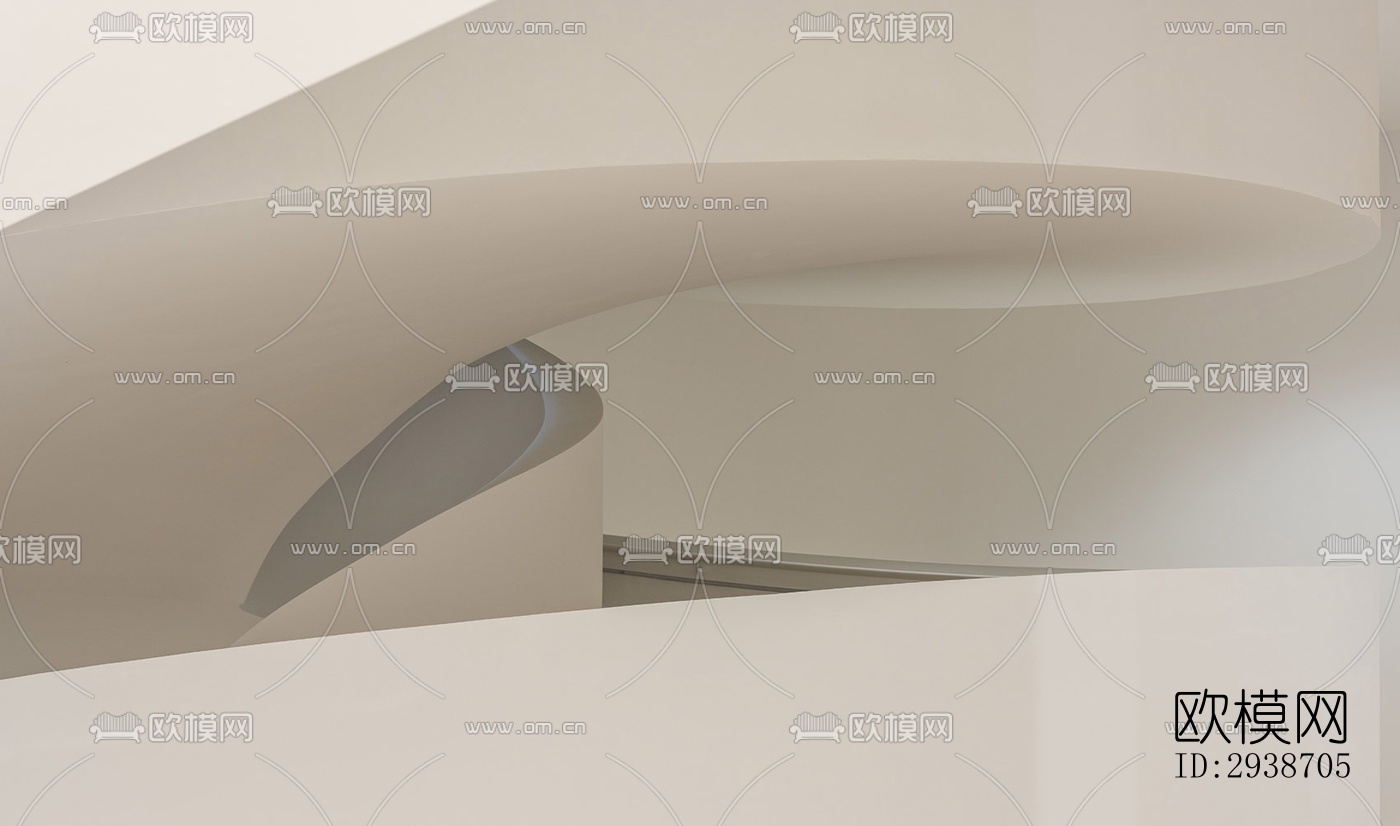 现代展览展厅效果图下载（渲染图19）