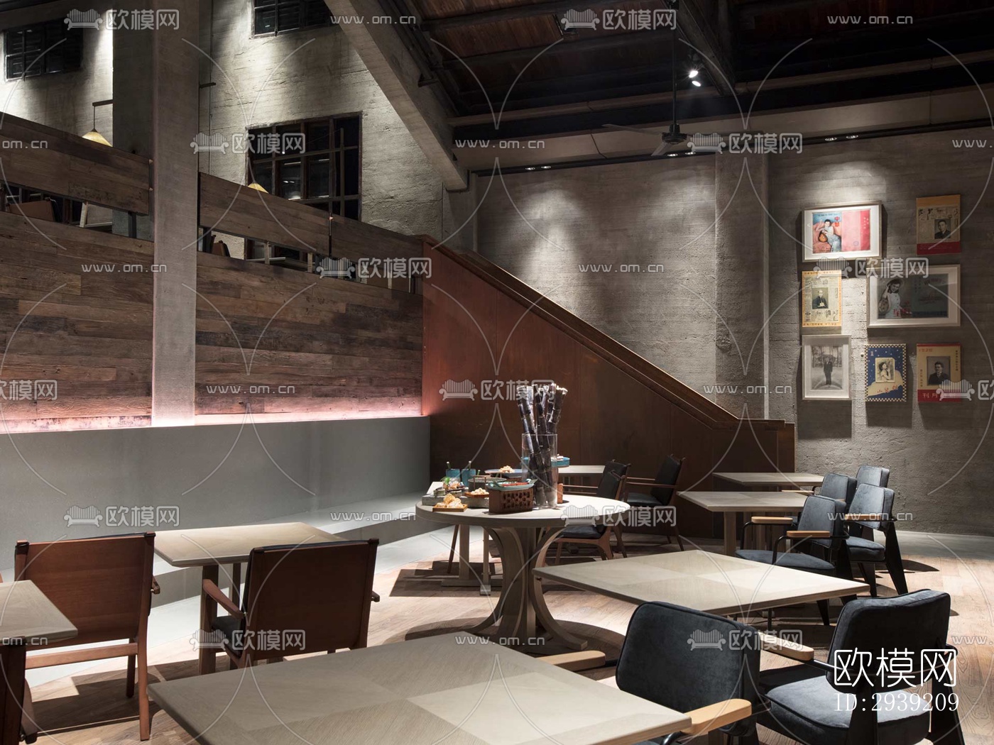 后现代酒店民宿效果图下载（渲染图6）