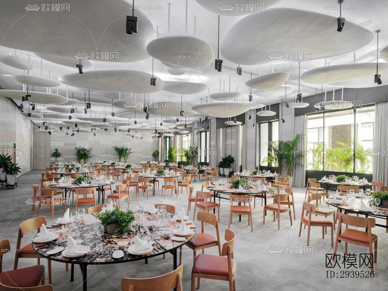 现代酒店民宿效果图下载（渲染图7）