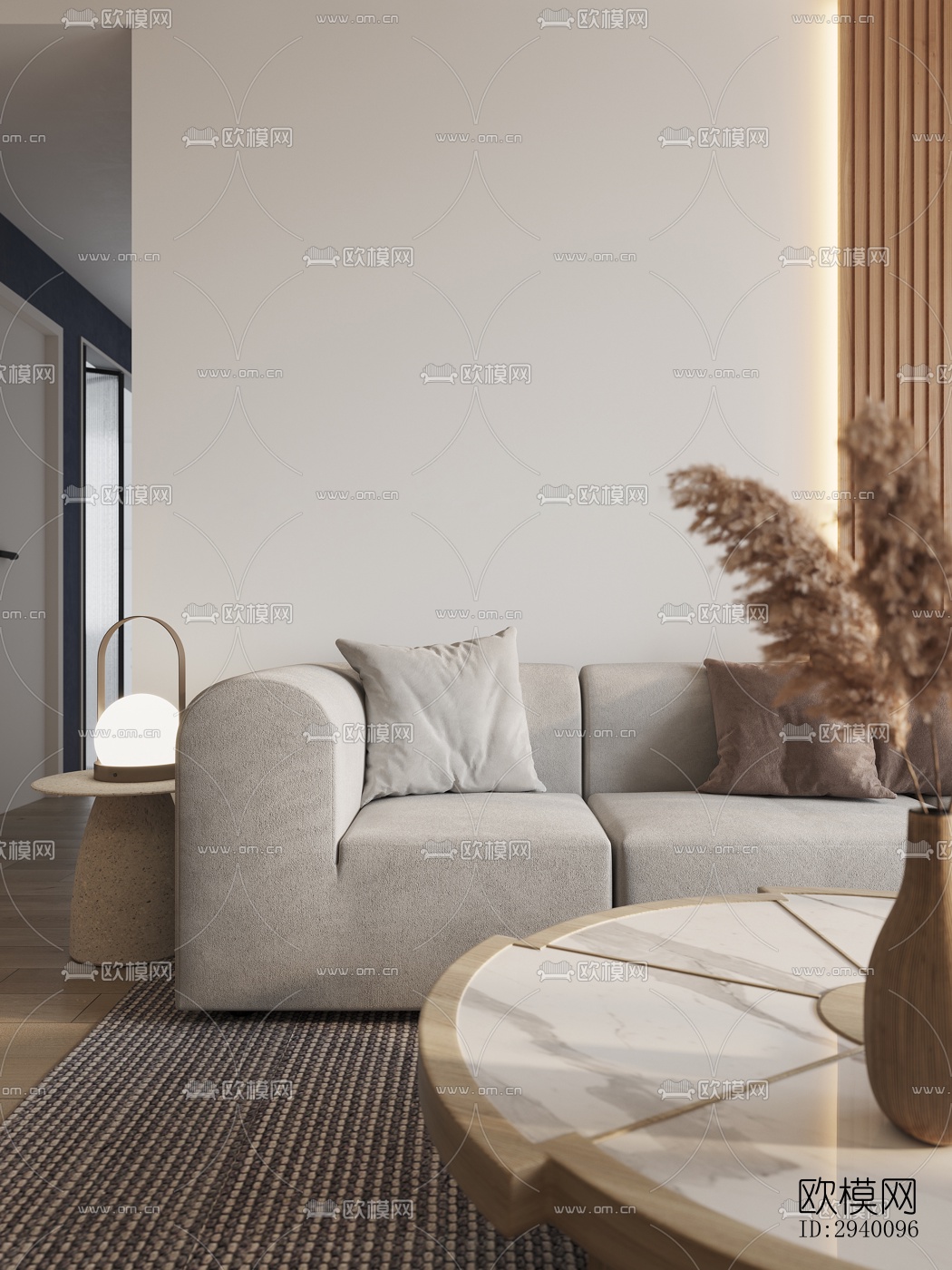 北欧平层效果图下载（渲染图5）