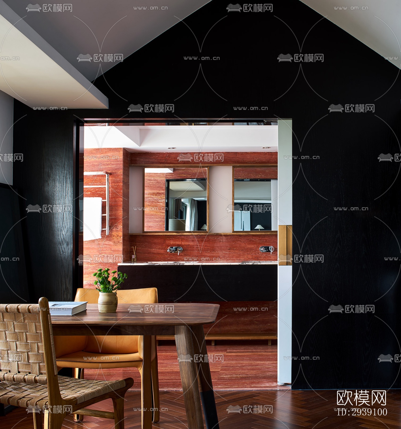 北欧酒店民宿效果图下载（渲染图16）