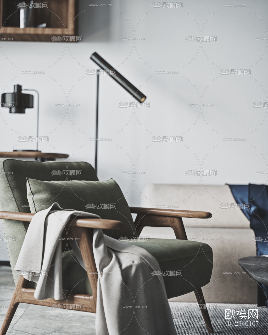 北欧平层效果图下载（渲染图5）