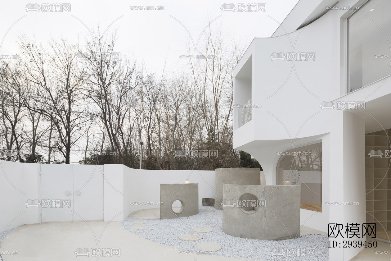 现代酒店民宿效果图下载（渲染图10）