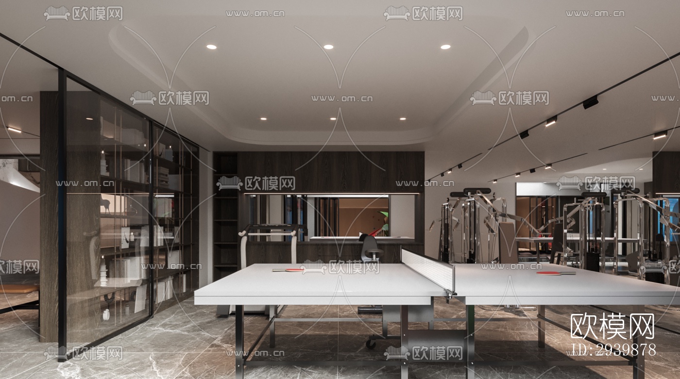 现代别墅效果图下载（渲染图12）