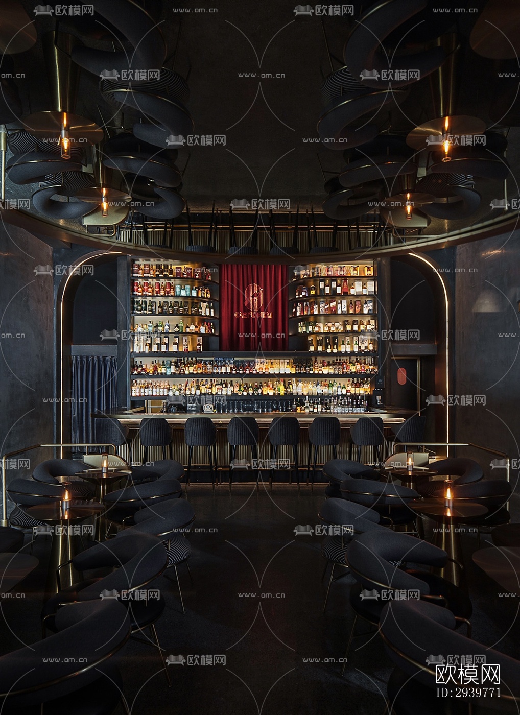 现代酒吧效果图下载（渲染图16）
