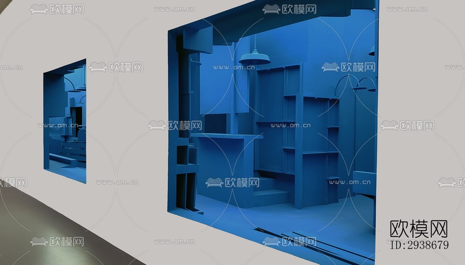 现代展览展厅效果图下载(渲染图16)