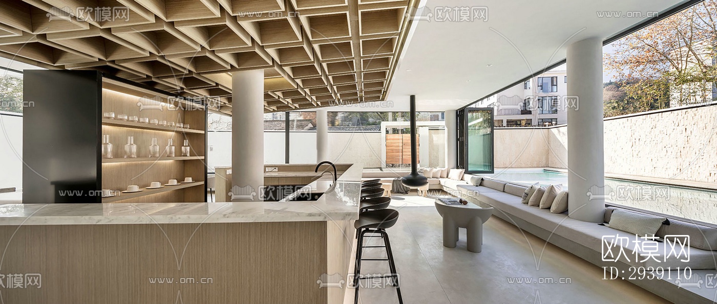 北欧酒店民宿效果图下载（渲染图1）