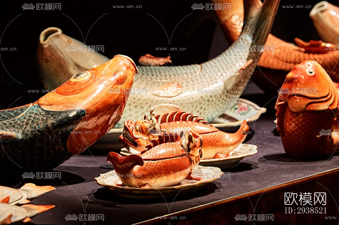 侘寂展览展厅效果图下载（渲染图3）