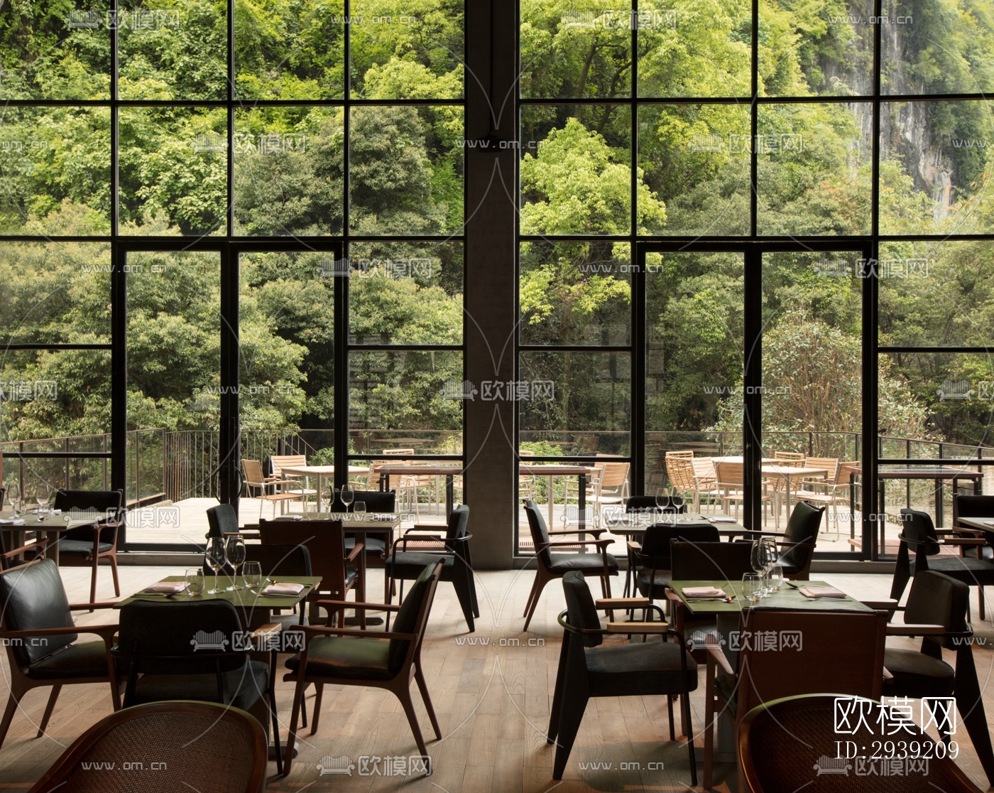 后现代酒店民宿效果图下载（渲染图2）