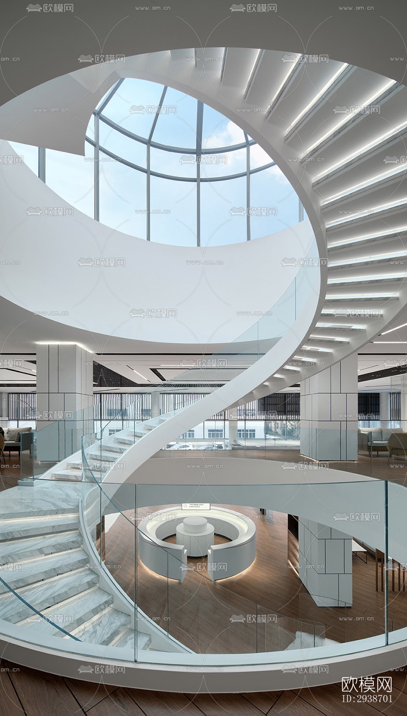 现代展览展厅效果图下载（渲染图19）