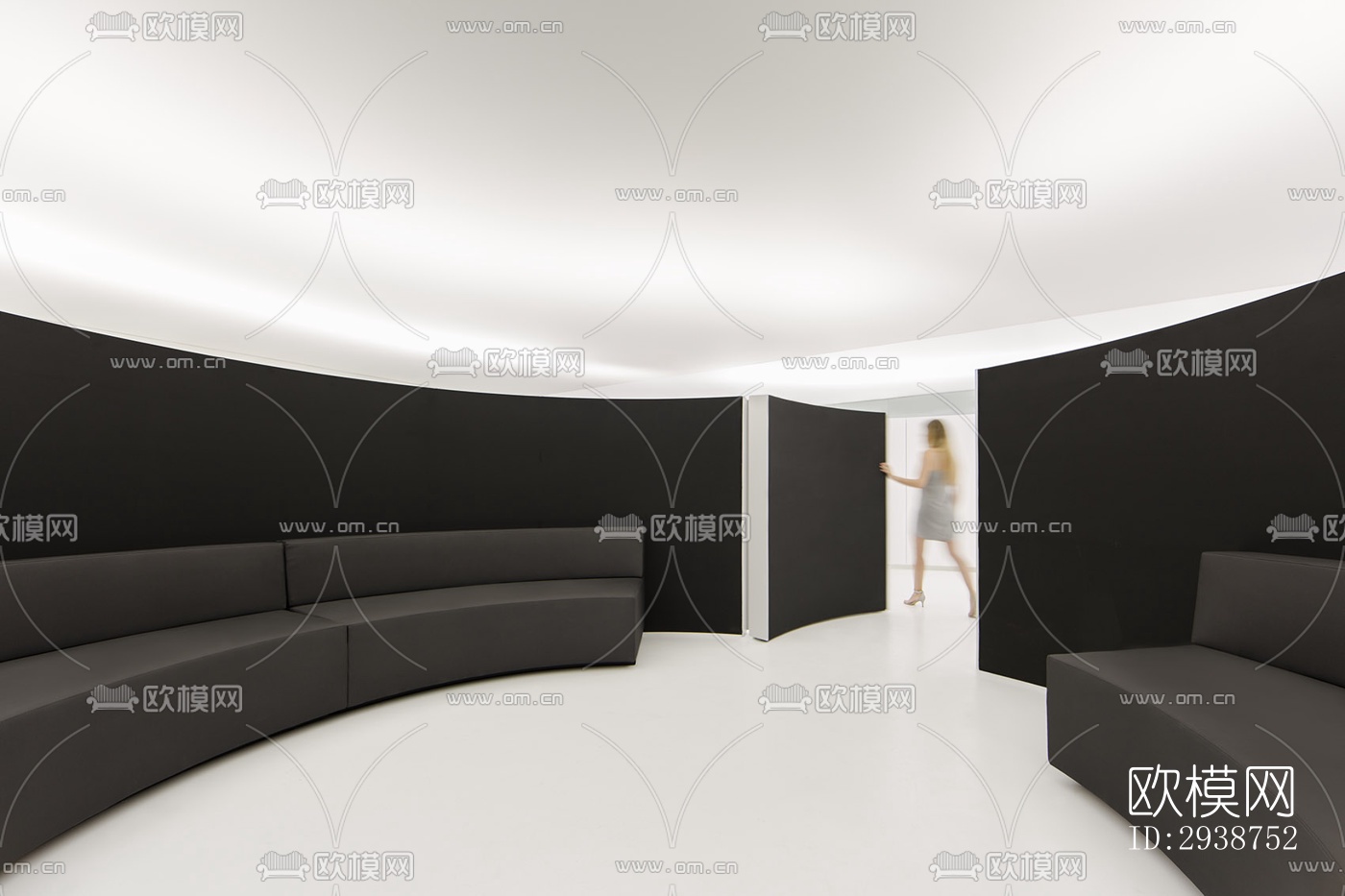 现代展览展厅效果图下载（渲染图13）