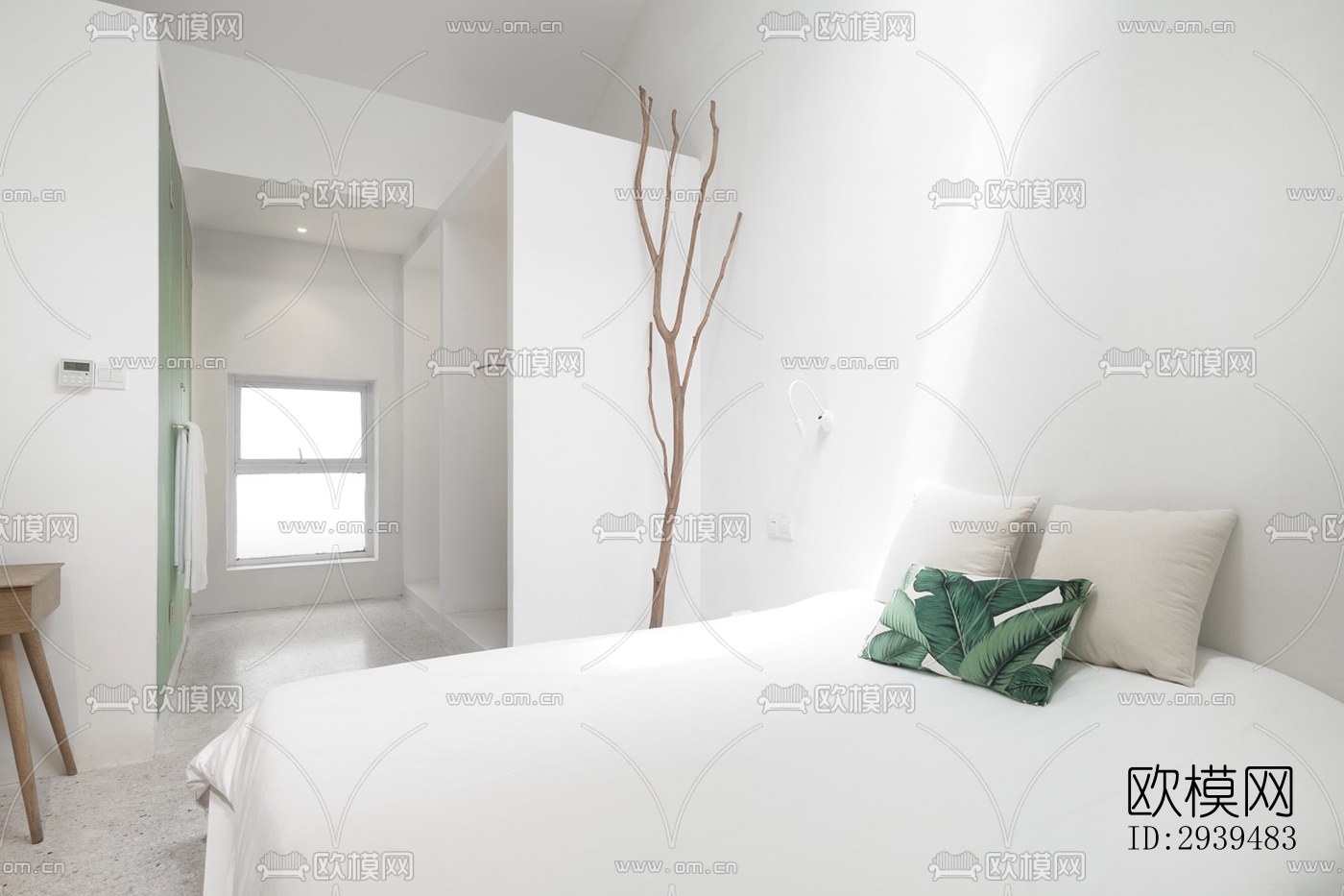 现代酒店民宿效果图下载（渲染图2）