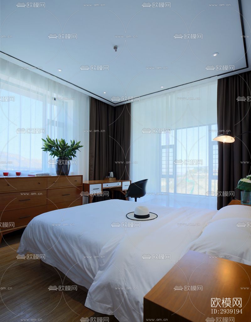 后现代酒店民宿效果图下载（渲染图11）