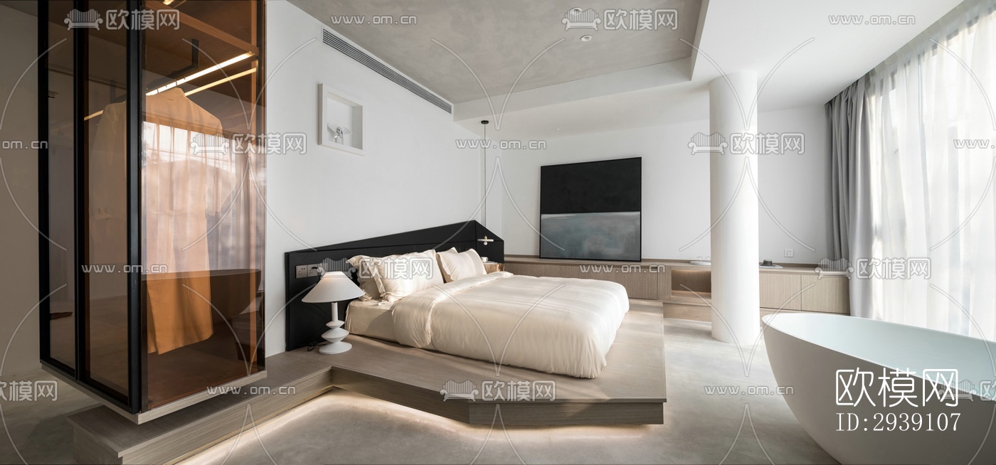 北欧酒店民宿效果图下载（渲染图8）