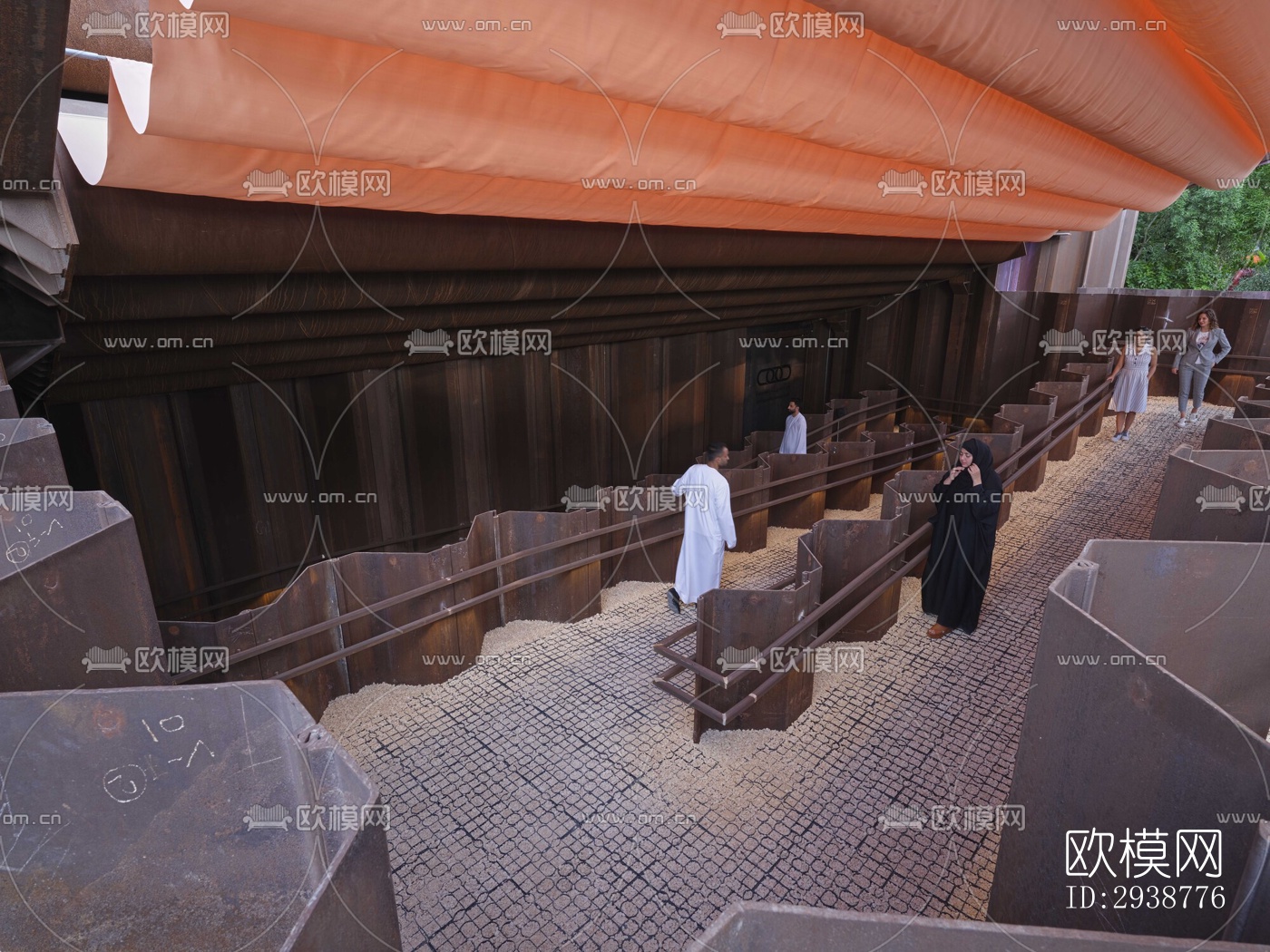 现代展览展厅效果图下载（渲染图13）