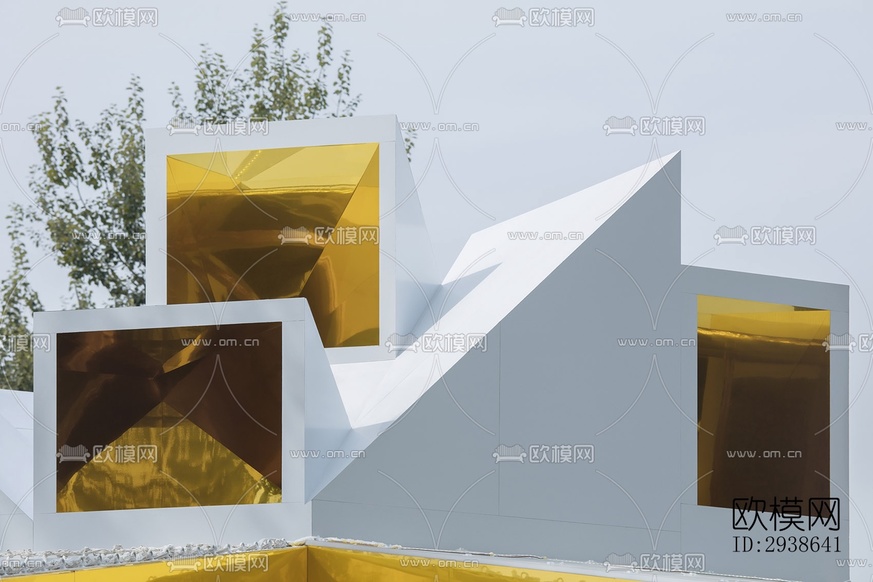現(xiàn)代展覽展廳效果圖下載(渲染圖9)