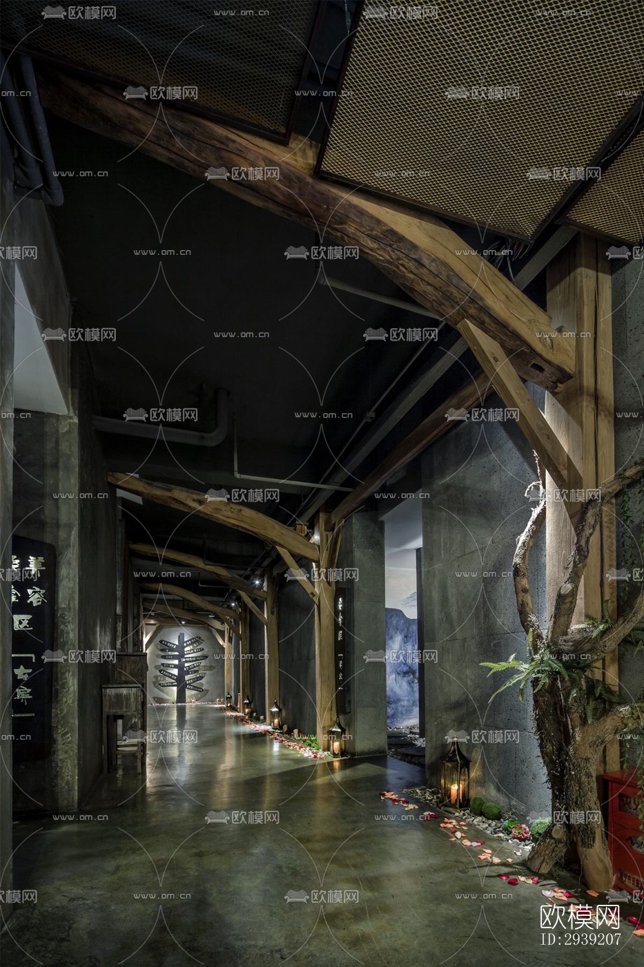 后现代酒店民宿效果图下载（渲染图9）