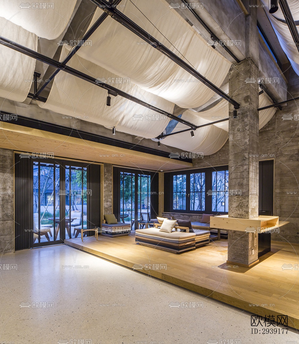 北欧酒店民宿效果图下载（渲染图17）