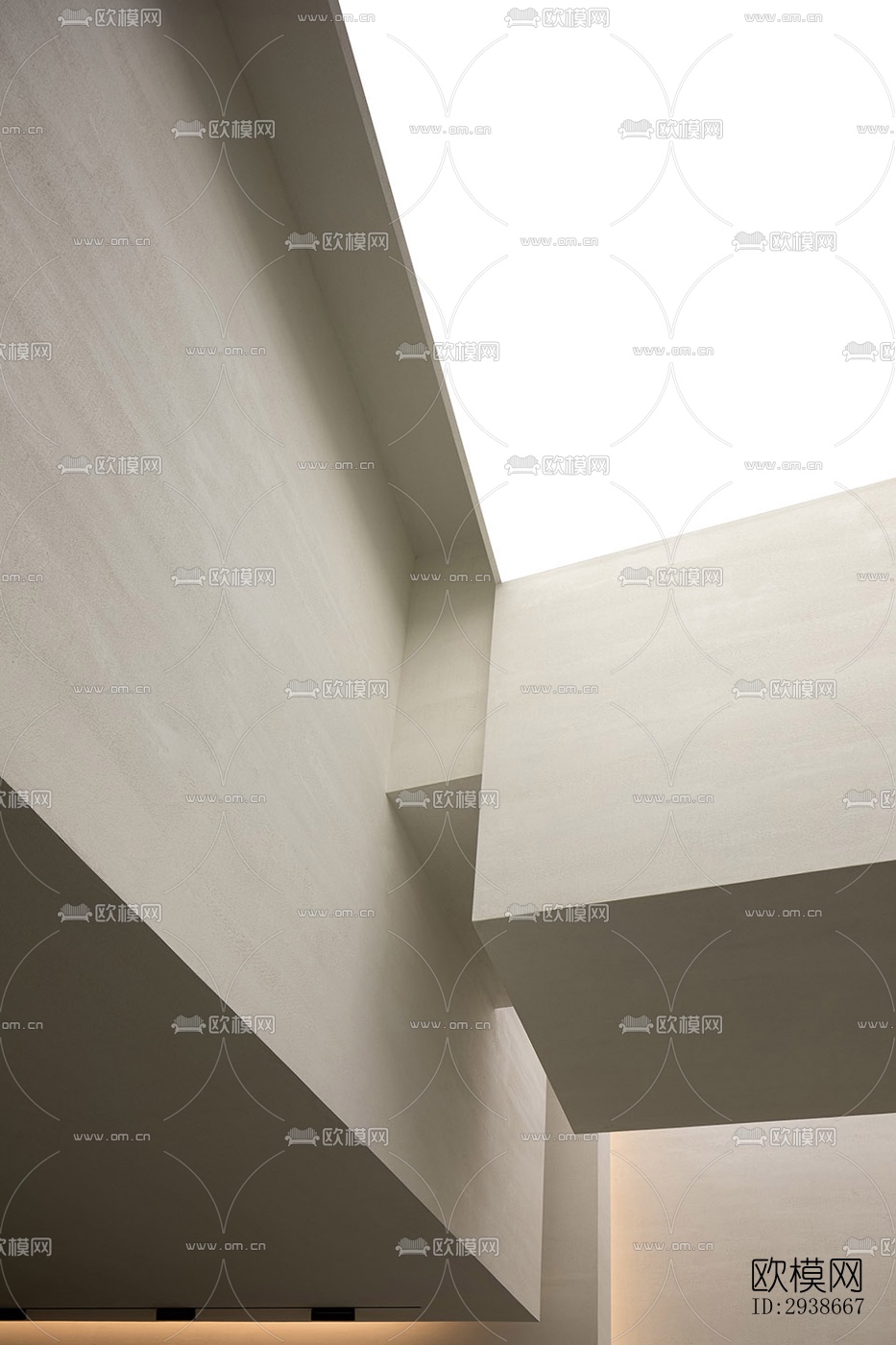 现代展览展厅效果图下载（渲染图8）