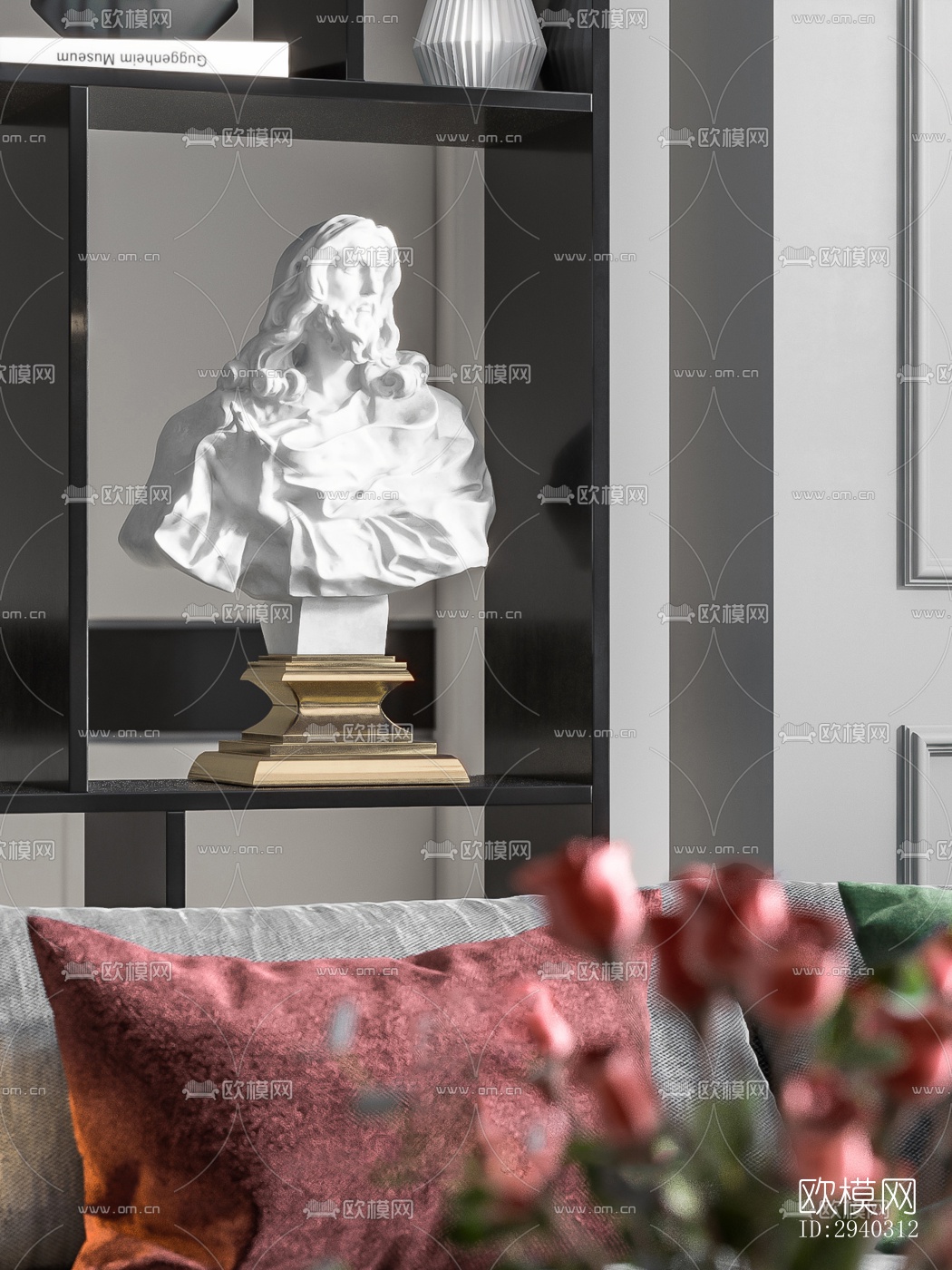 现代平层效果图下载（渲染图7）