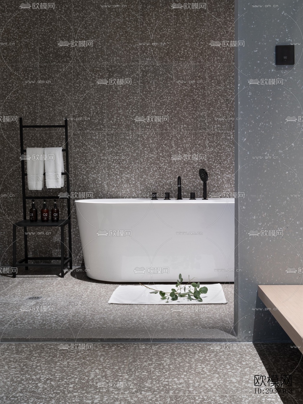 现代酒店民宿效果图下载（渲染图14）