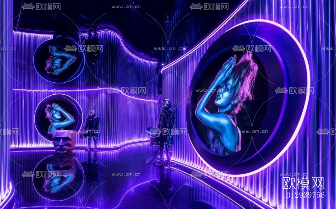 现代酒吧效果图下载（渲染图15）