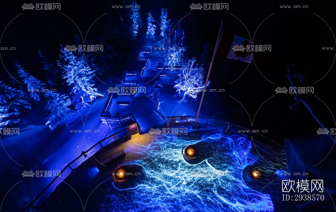 工业风展览展厅效果图下载（渲染图12）