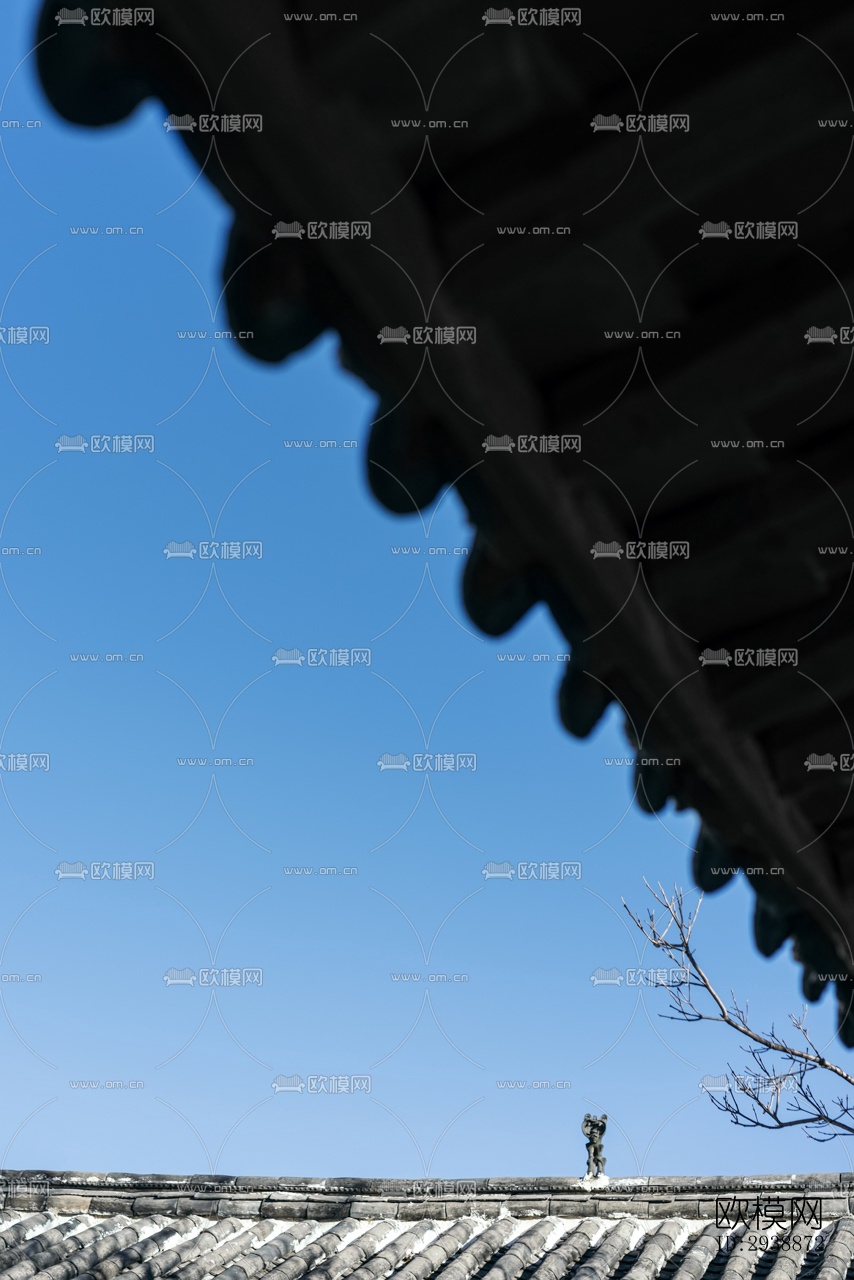 中式酒店民宿效果图下载（渲染图5）